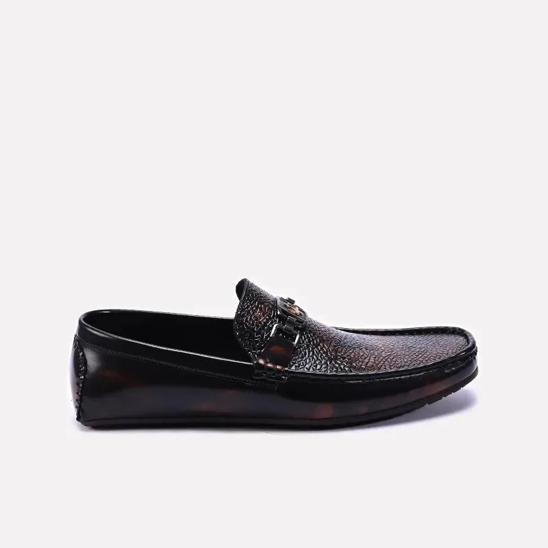 Mustard Textured Loafers 0130877