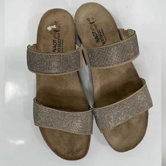 Naot sandals with flexible width, worn once, size 40