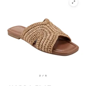 Natural Woven Slide Sandals