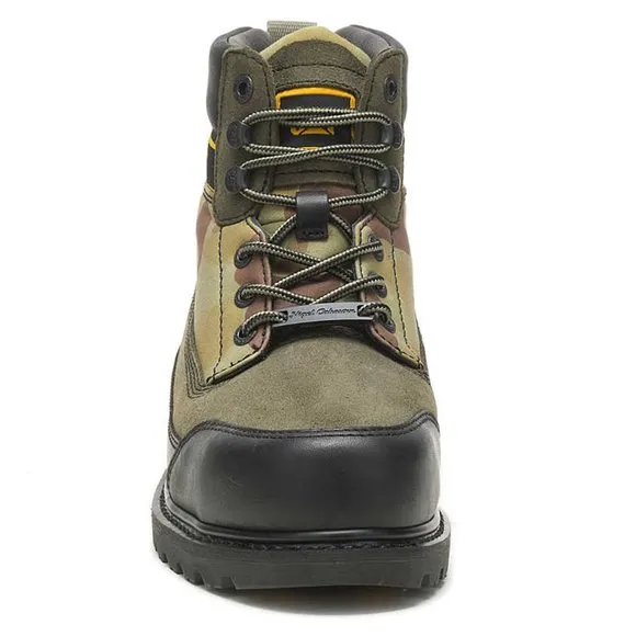 NEW $225 Caterpillar Footwear x Nigel Cabourn Utah Boots!  Camo &amp; Black  P110959