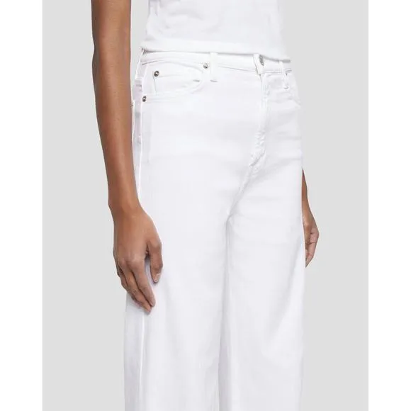 NEW 7 FOR ALL MANKIND high rise cropped jo jeans in soleil