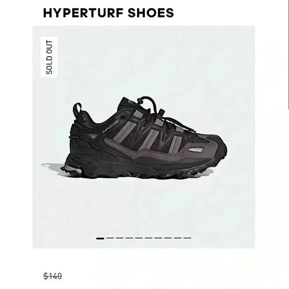 New Adidas Hyperturf Adventure Sneakers Outdoor Hiking Athletic