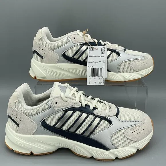 NEW adidas Men’s Crazychaos 2000 Sneakers White Size 8