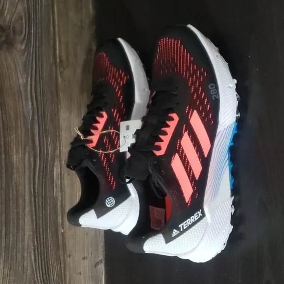 New Adidas Terrex Agravic Flow 2 Black Outdoor Trail Running Sneakers