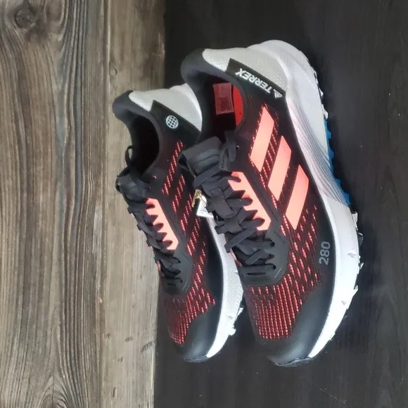 New Adidas Terrex Agravic Flow 2 Black Outdoor Trail Running Sneakers