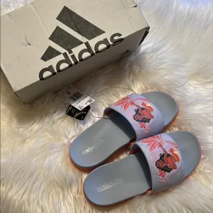 New! adidas x Disney Moana Kids' Adilette Comfort Slides