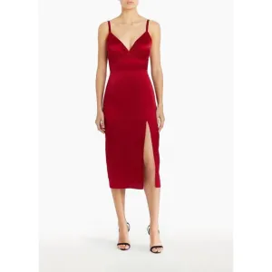NEW AMANDA UPRICHARD leilani dress in scarlet