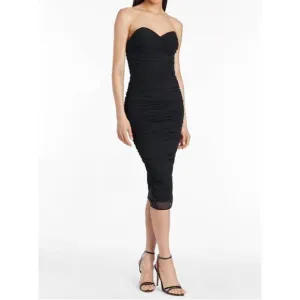 NEW AMANDA UPRICHARD lopez dress in black