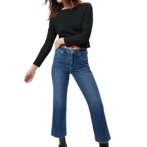 NEW AMO abigail cropped jeans in linger