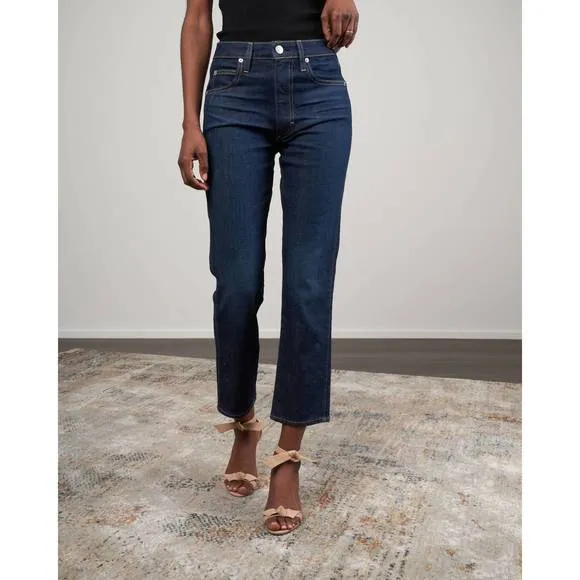NEW AMO chloe crop jean in daydream