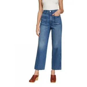 NEW AMO patch pocket jean in eternal blue