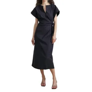 NEW APIECE APART yambica tie dress in black