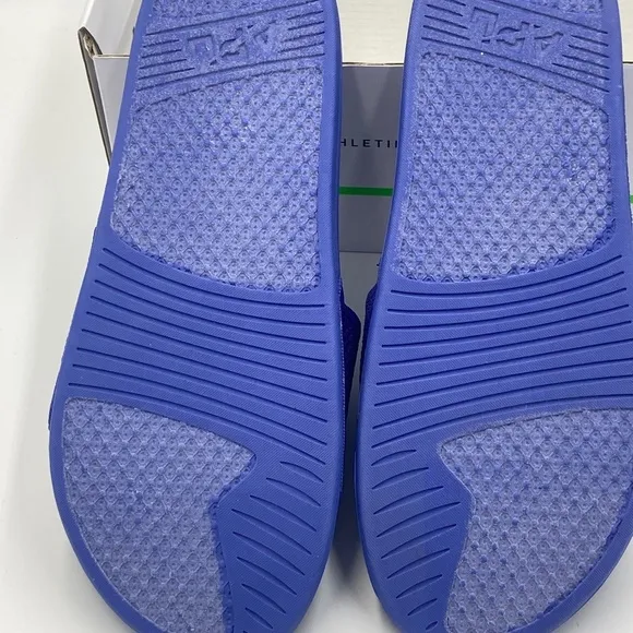 New APL Athletic Propulsion Labs Techloom Blue Haze Big Logo Slide/Sandal Men 9