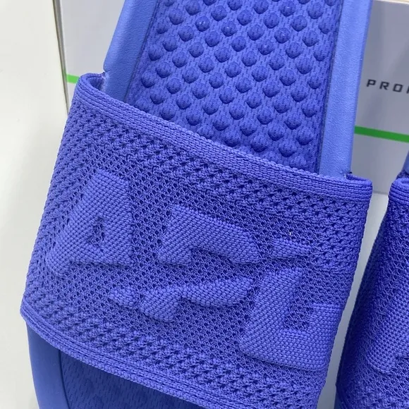New APL Athletic Propulsion Labs Techloom Blue Haze Big Logo Slide/Sandal Men 9
