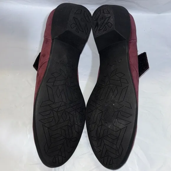NEW ARCHE Suede Leather Mary Janes Shoes-2&quot; heel Rubber sole - 9.5/41 Mauve