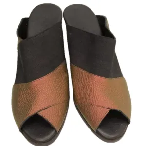 NEW ARCHE Womens Egwazz Sandals Wedge Slip-On Peep Toe  Size 6