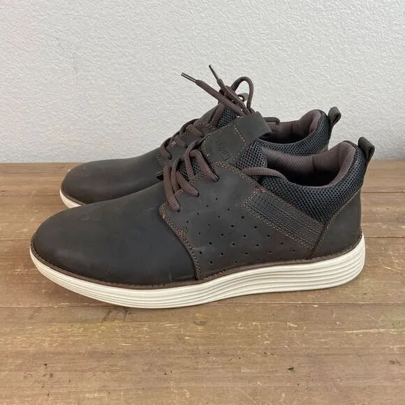 NEW Arkbird Chukka Boots Mens 10 Dark Brown Leather Lace Up FZN2012211‎