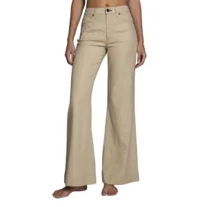 NEW ASKK NY juniper wide leg jeans in khaki