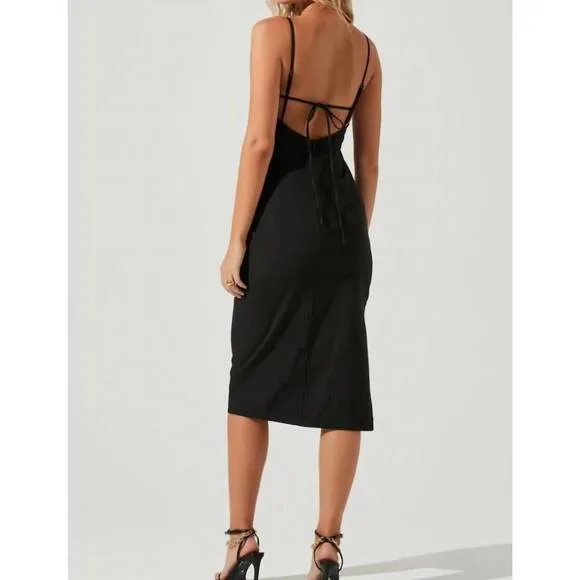 NEW ASTR armona dress in black