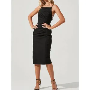 NEW ASTR armona dress in black