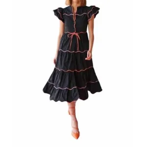NEW CELIA B baba voyager dress in black