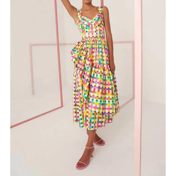 NEW CELIA B corsica dress in multi