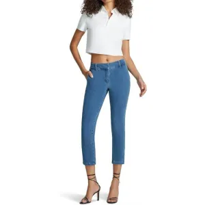 NEW COMMANDO denim 7/8 trouser in light indigo