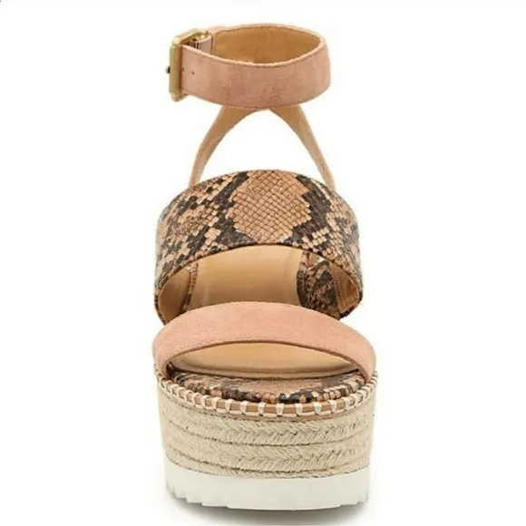 NEW! CROWN VINTAGE Daylen Espradrille Platform Sandals 6.
