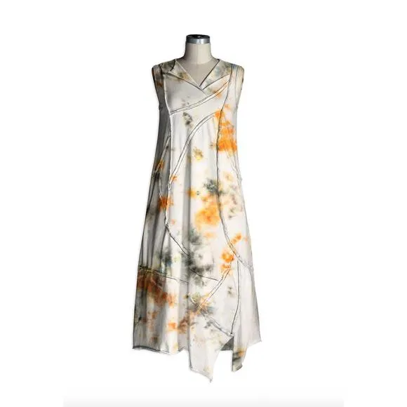 NEW CYNTHIA ASHBY women's valley dress in fresco