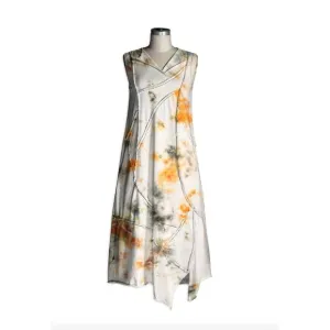 NEW CYNTHIA ASHBY women's valley dress in fresco