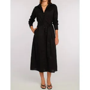 NEW ELIZABETH JAMES THE LABEL blake dress in black