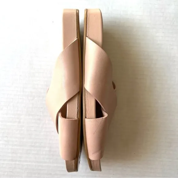 New Everlane The Form Crossover Sandal in Pale Rose Pink Color SZ 6
