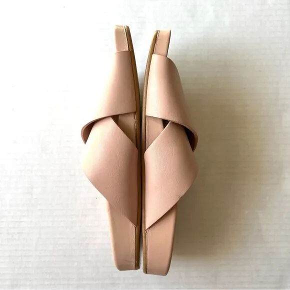 New Everlane The Form Crossover Sandal in Pale Rose Pink Color SZ 6