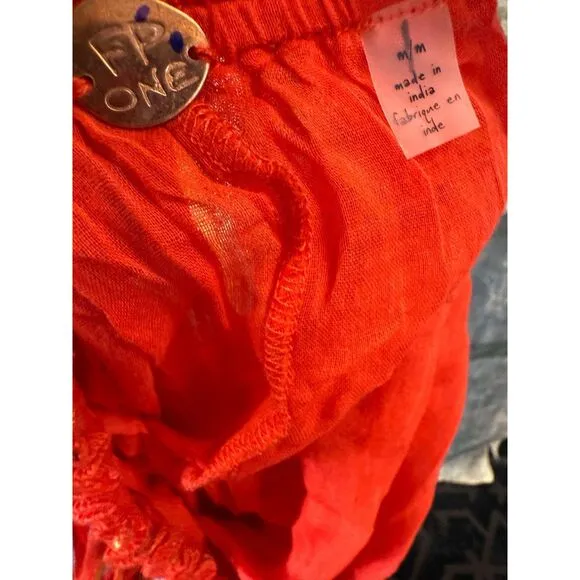 New FP One Ember Printed Midi Skirt sz medium