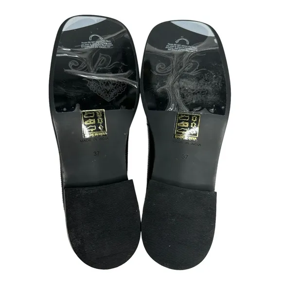 NEW Free People Harris Loafers black/white 37