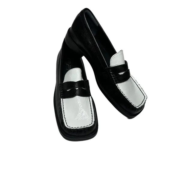 NEW Free People Harris Loafers black/white 37