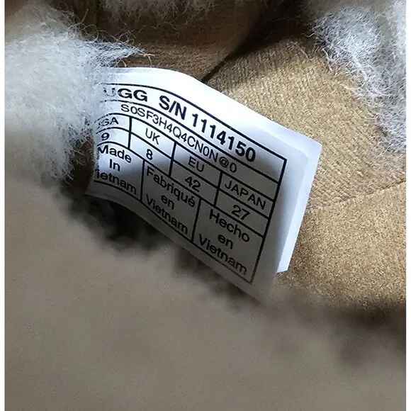 New FUR AUSTRALIA UGG CA805 Spill Seam Chestnut Sneakers, 1114150, Men’s Size 9