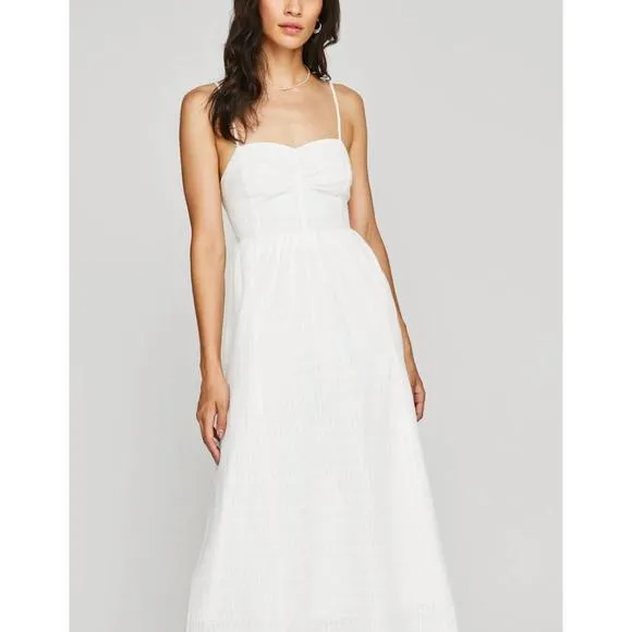NEW GENTLE FAWN allison dress in white