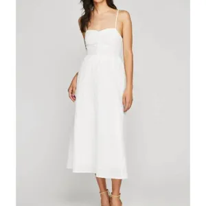 NEW GENTLE FAWN allison dress in white