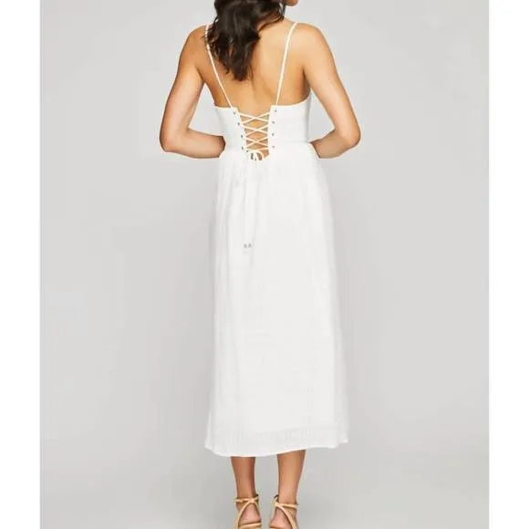NEW GENTLE FAWN allison dress in white