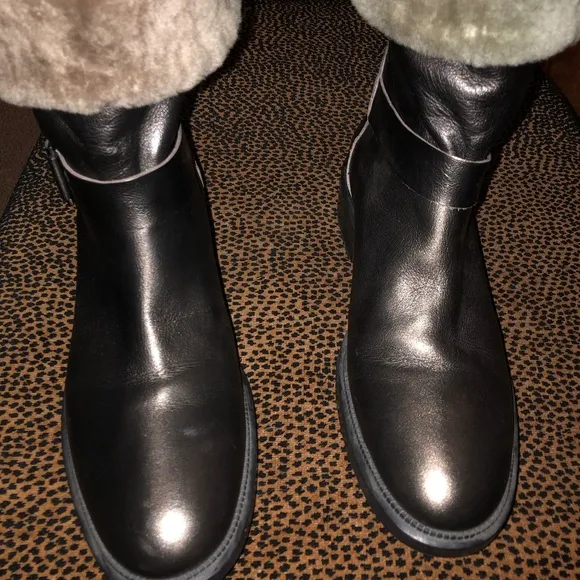 New! Gorgeous Aquatalia sheepskin lined waterproof boots!