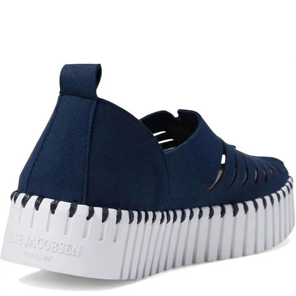 NEW ILSE JACOBSEN women's 9376 slip-on shoes in dark indigo