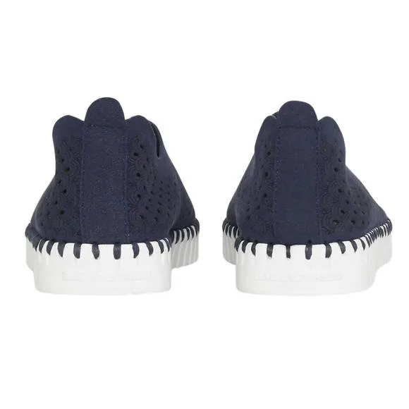 NEW ILSE JACOBSEN women's tulip 139 slip-on shoes in dark indigo