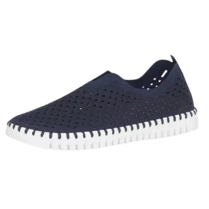 NEW ILSE JACOBSEN women's tulip 139 slip-on shoes in dark indigo