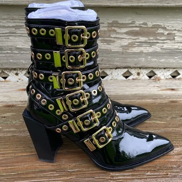 New in Box! Jeffrey Campbell Ignatius Pointed Toe Bootie Women's Size 8