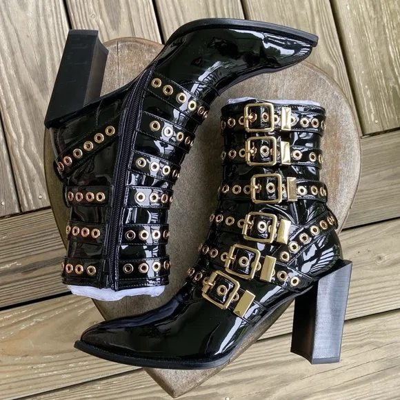New in Box! Jeffrey Campbell Ignatius Pointed Toe Bootie Women's Size 8