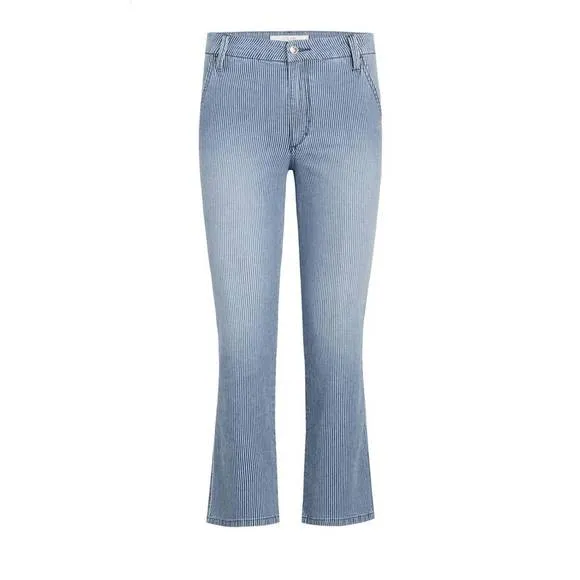 NEW JOE'S JEANS slim kick trouser in hickory stripe