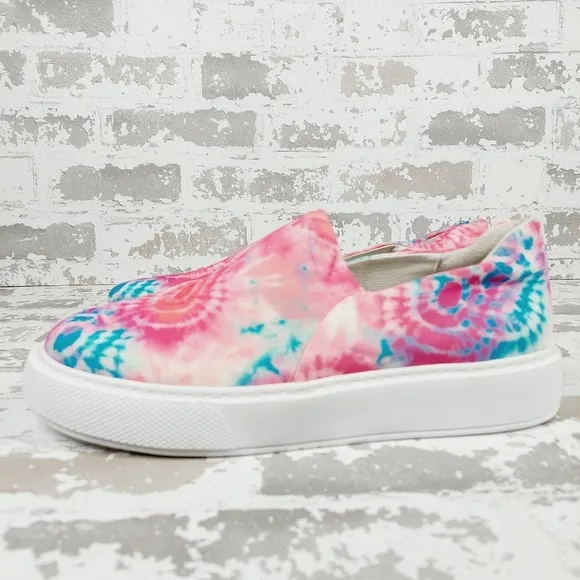 New J/Slides Dusty Stretch Tie-dye Slip On Sneakers M896