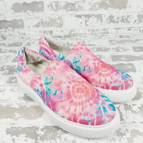 New J/Slides Dusty Stretch Tie-dye Slip On Sneakers M896