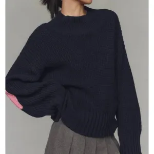 NEW KERRI ROSENTHAL marlowe sweater top in black